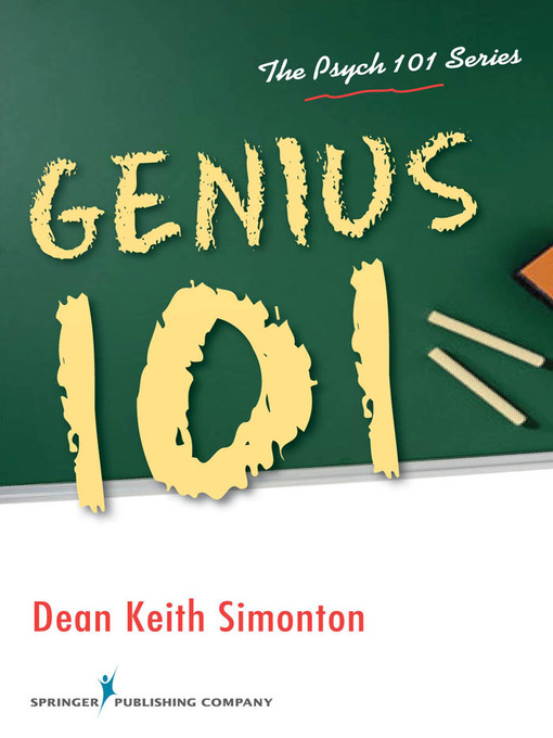 Title details for Genius 101 by Dean Keith Simonton - Available